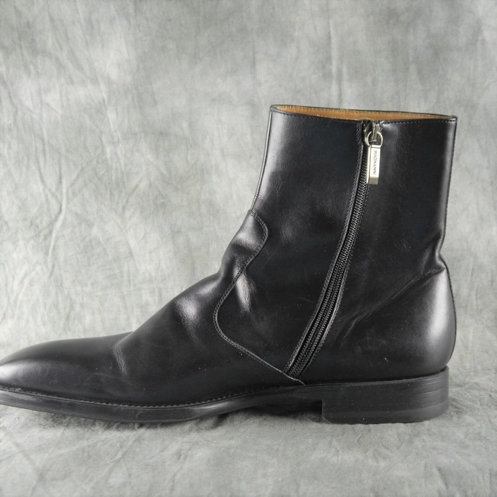 MAGNANNI Ankle Boot Sleek Black MEN'S DRESS BOOTS Size 11 M New $425  NWOB ANB - Picture 9 of 11